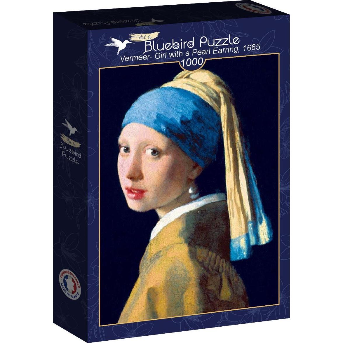 Bluebird Puzzle 1000 pieces Vermeer- Girl with a Pearl Earring, 1665 (1000 Teile)