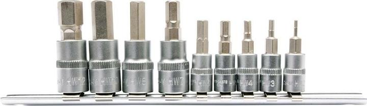 Produktbild Yato ZESTAW KLUCZY HEX NA SZYNIE 9elem.