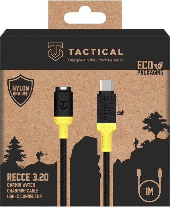 Produktbild Source Tactical Recce 3:20 cable for Garmin USB-C Black/Yellow