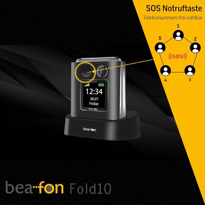 Actual product image Bea-Fon Fold 10, bw (2.20", 0.30 Mpx)