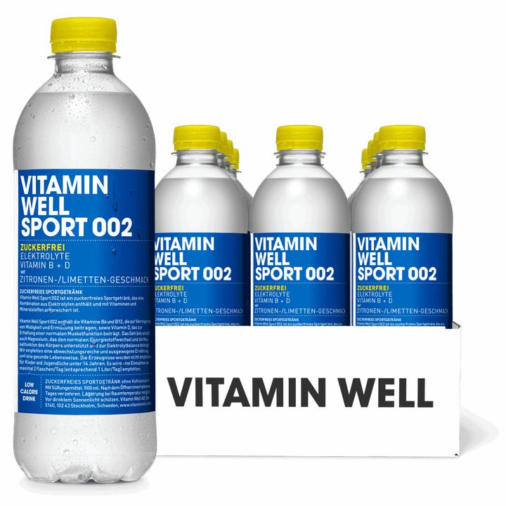 Vitamin Well Sport 002 (Limone e lime, 12x)