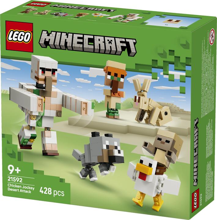 LEGO Angriff des Hühnerreiters in der Wüste (21592, LEGO Minecraft)