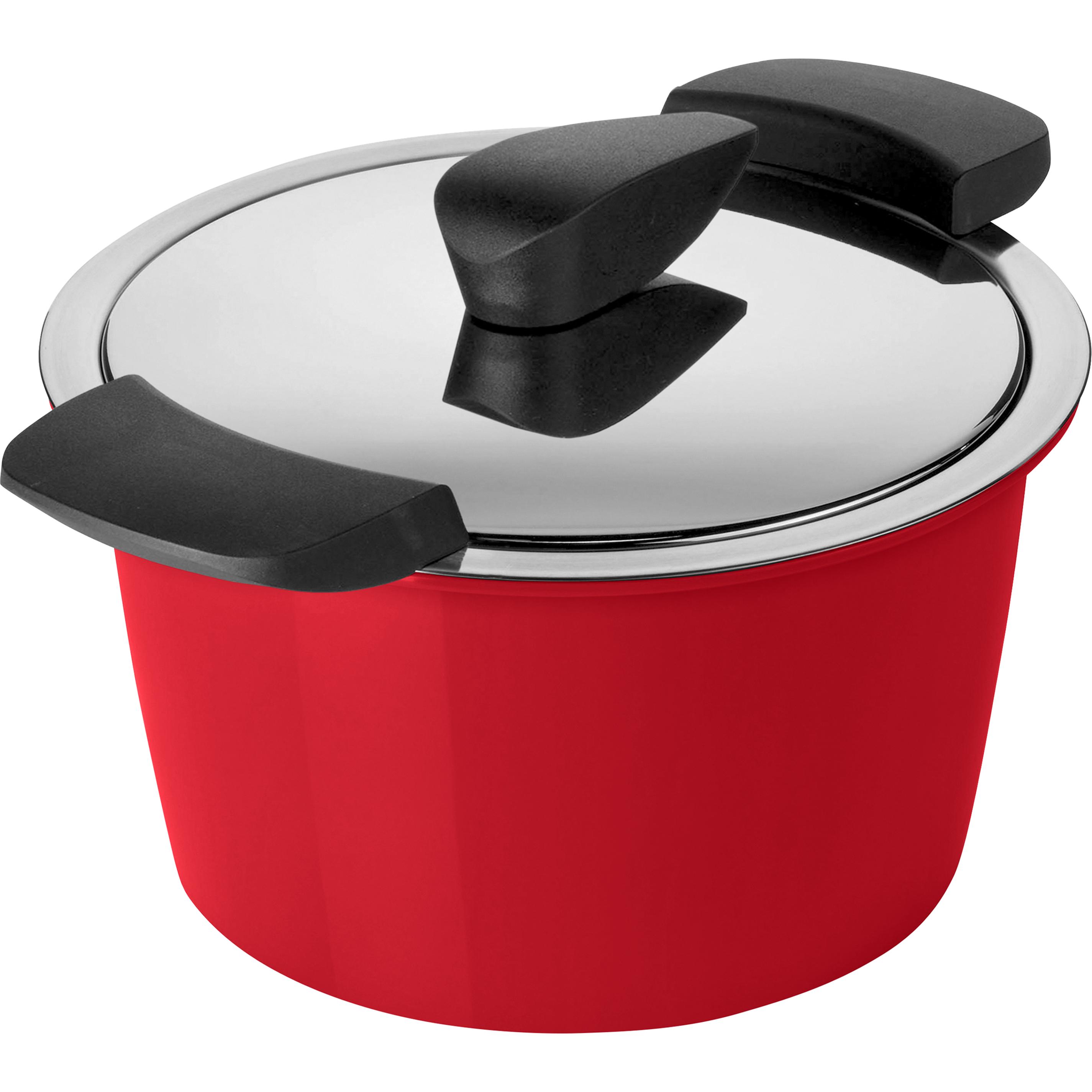 Kuhn Rikon Hotpan, Pfanne + Kochtopf, Rot