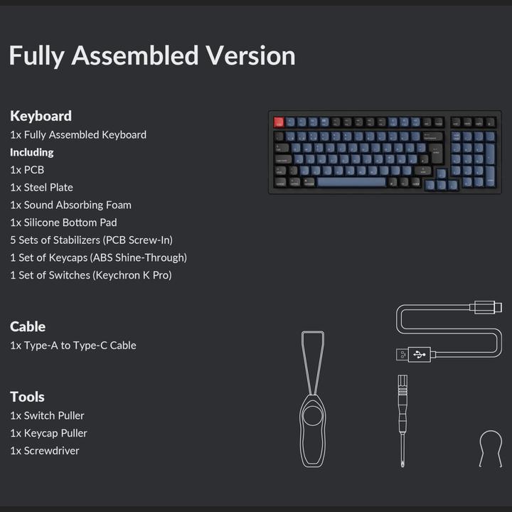 Image du produit Keychron K4 Pro (CH, Filaire, Sans fil)
