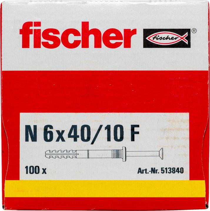 Image du produit Fischer Tampon à clouer N 6x40/10 F
