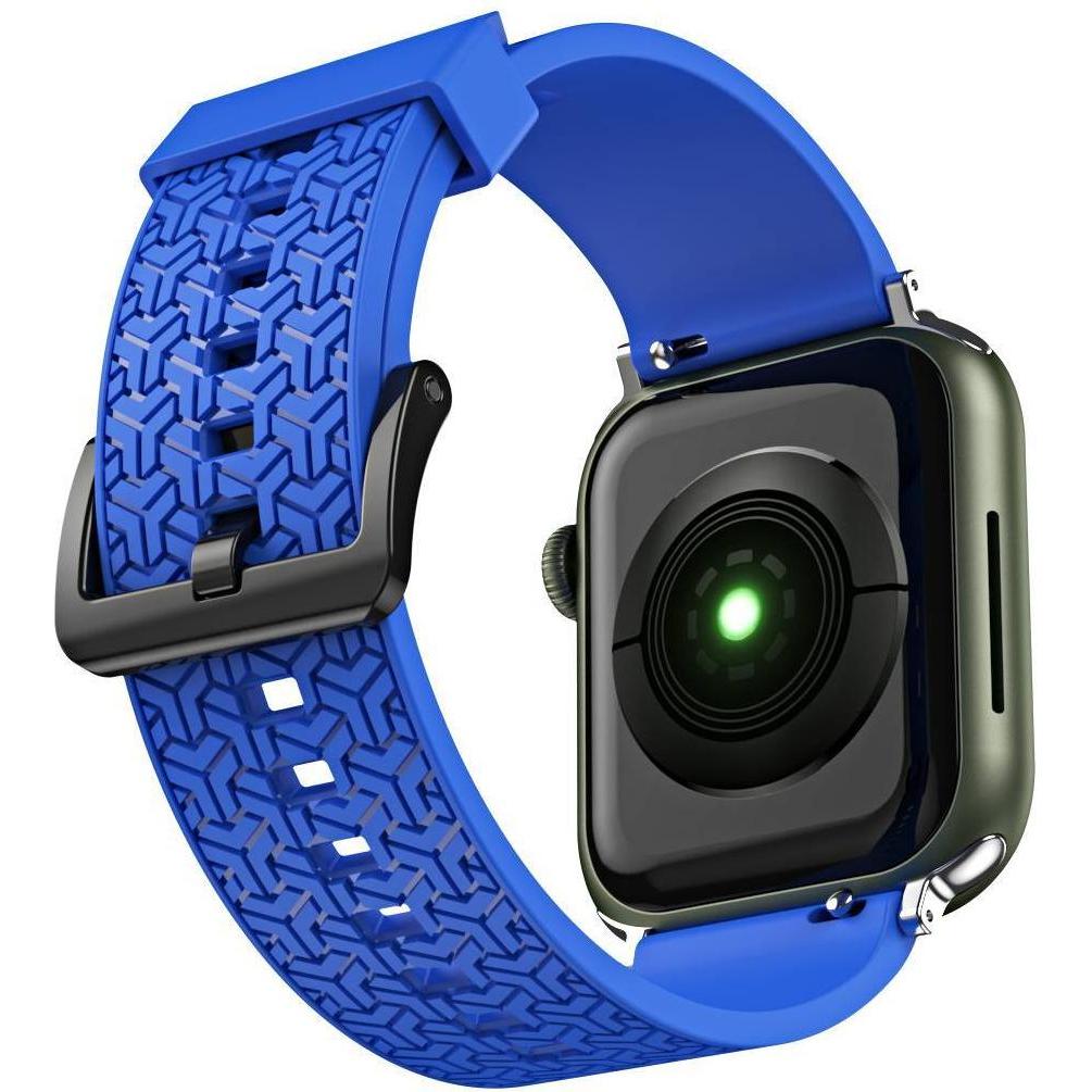 Hurtel Uhrenarmband Y-Armband für Apple Watch Watch 7 / SE (41/40 / 38mm) Band Uhrenarmband blau (38 mm, 40 mm, 41 mm, TPU) (1404978613)