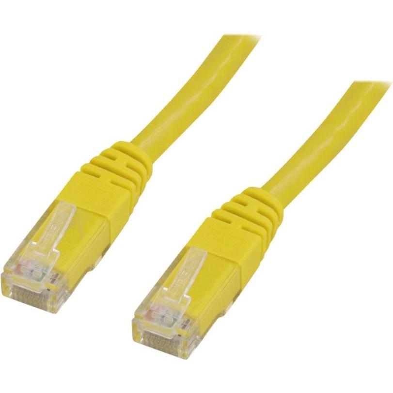 Deltaco UTP networking cable Yellow Cat6 (U/UTP, CAT6, 0.50 m), Netzwerkkabel