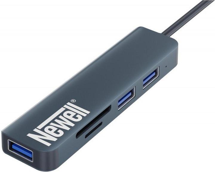 Produktbild Newell 5-in-1-Nabe – grau (USB-C, 5 Ports)