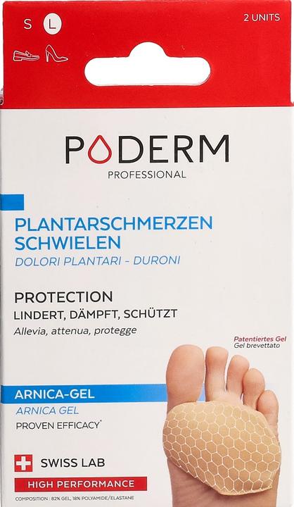 Actual product image Poderm Protective pads for foot sole pain/calluses (Decompression, 198 ml)