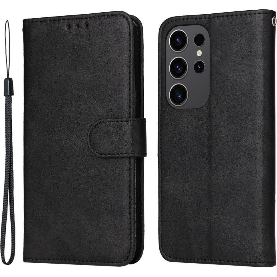 Cover-Discount Premium Handyhülle Etui schwarz (Samsung Galaxy S24 Ultra), Smartphone Hülle, Schwarz