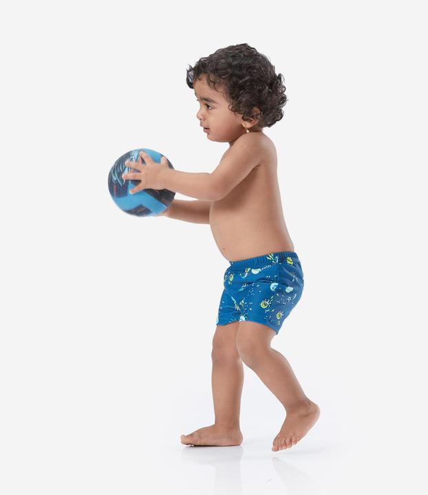 Image du produit Nabaiji Couche-culotte de bain bébé garçon Boxer graphique synthétique