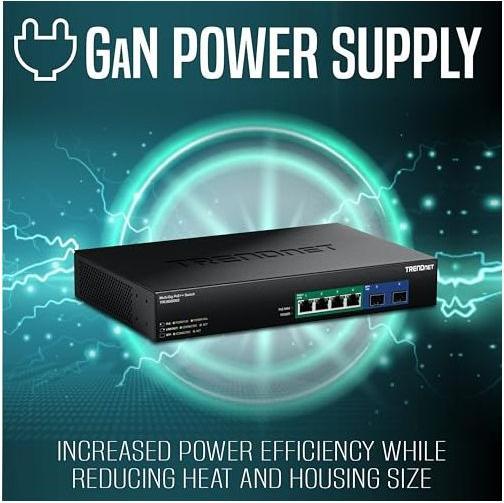 Produktbild Trendnet 6-PORT 2.5G GAN POWER POE++ (6 Ports)