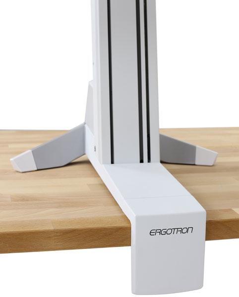 Actual product image Ergotron desk stand, WorkFit-S dual, worksurface+, keyboard tray, adjustable, 24 inch (58.50 x 115 x 46 cm)