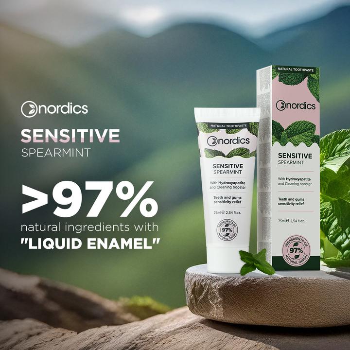 Actual product image Nordics Repair Zahnpasta Sensitive Spearmint -