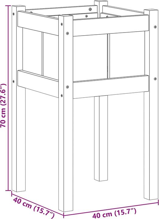 Produktbild vidaXL Garten-Pflanzgefäss