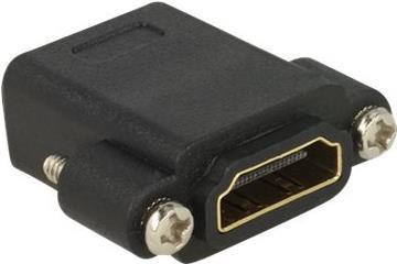 Produktbild Delock Adapter High Speed HDMI Buchse > HDMI Buchse zum Einbau (HDMI, 2.87 cm)