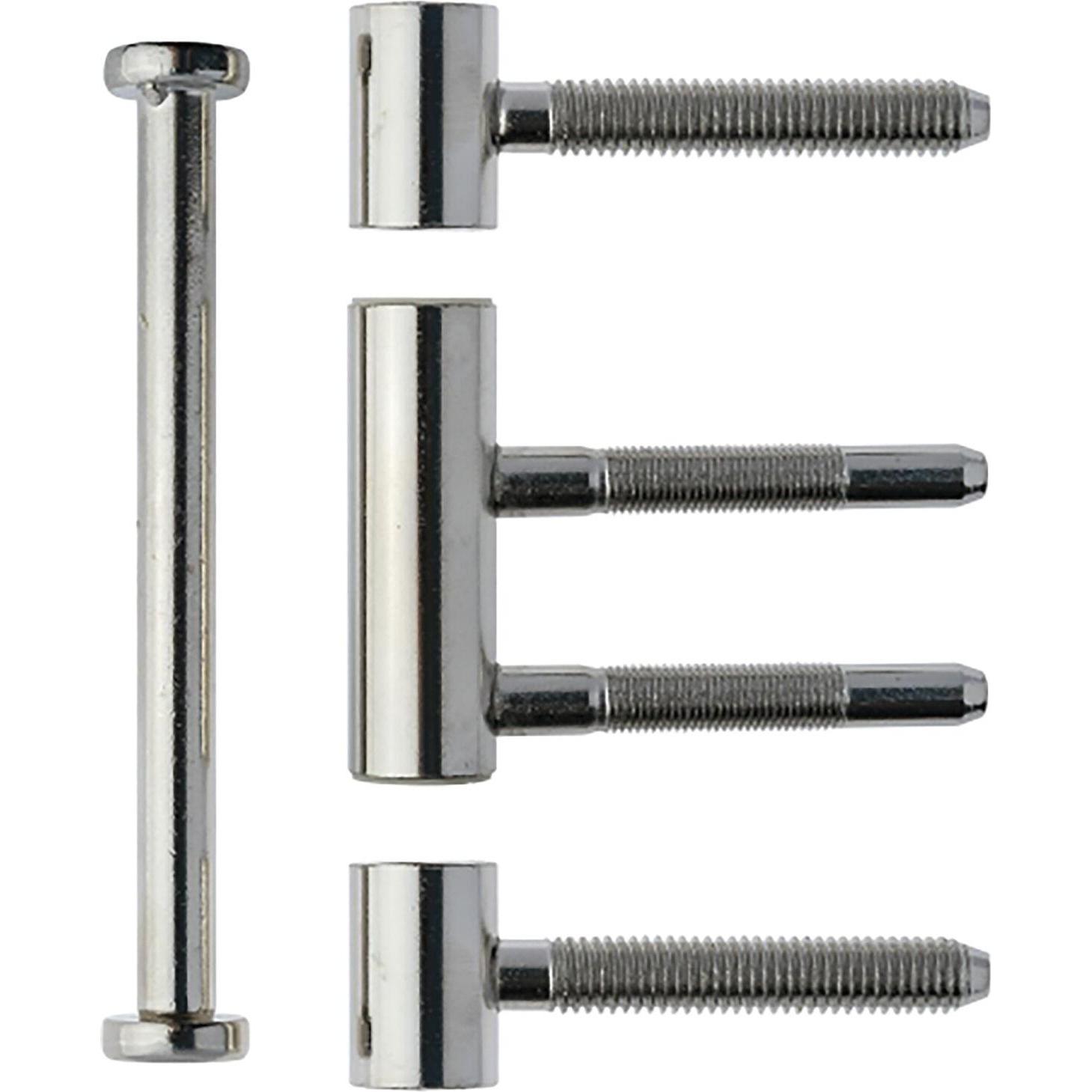 Otlav, Türbeschlag + Scharnier, Einbohrband 3-tlg. Typ 335 ø 15 mm, Stahl vernickelt