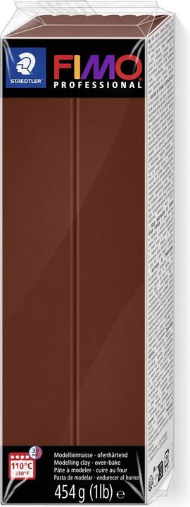 Actual product image Fimo PROFESSIONAL modelling clay, chocolate, 454 g