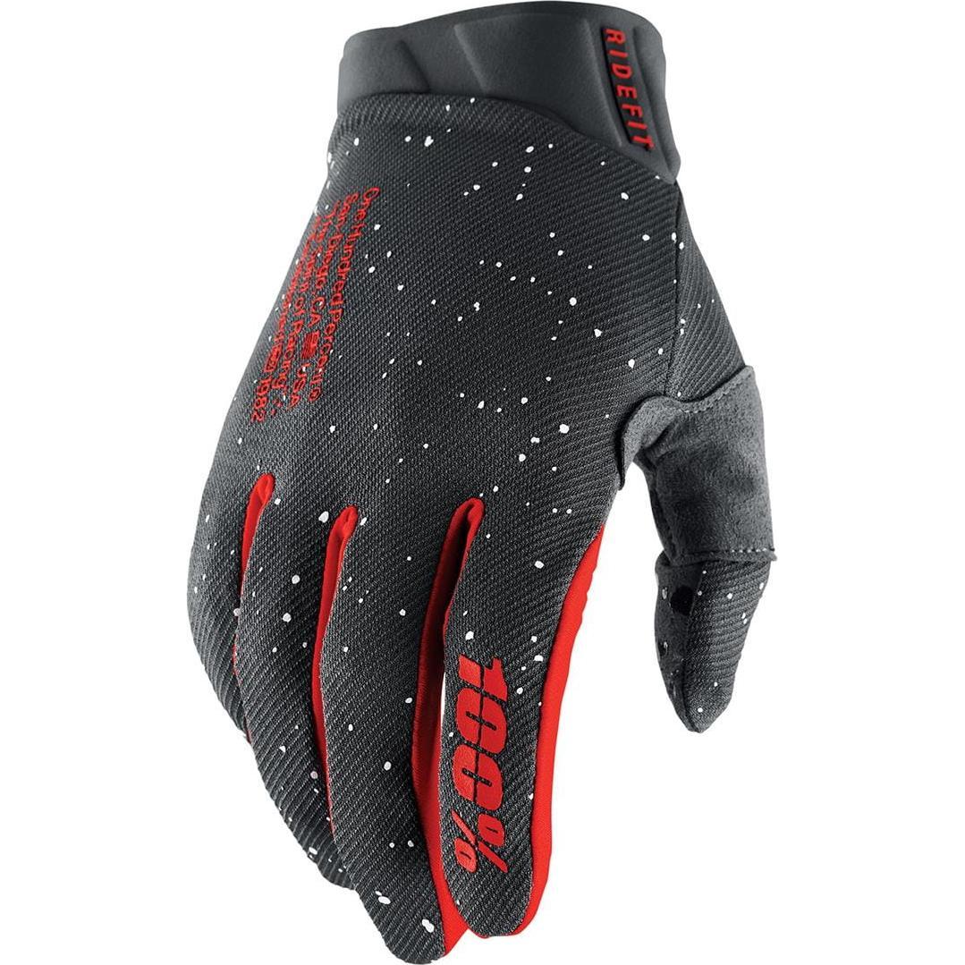 100%, Unisex, Handschuhe, Ridefit Handschuhe, Rot, (S)