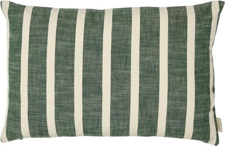 Produktbild OYOY Living Kissenbezug Kara 60 x 40 cm, Grün/Weiss (60 x 40 cm)