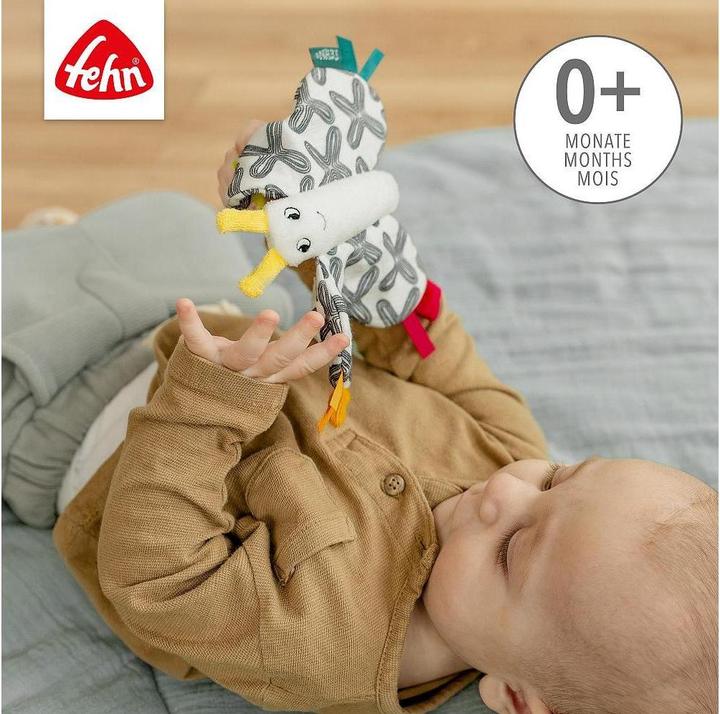 Actual product image Fehn Greifling Knister-Schmetterling Mehrfarbig, Material