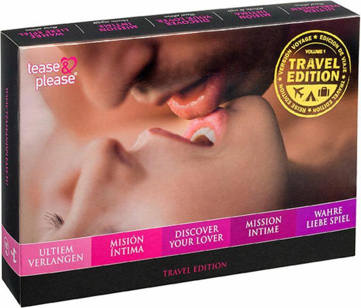 Actual product image tease & please True Love Game Part 1 Travel Edition (Board game, German, Spanish, French, English)