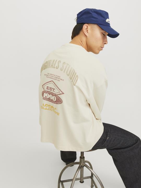 Produktbild Jack & Jones Jorretiro Back Sweat Crew Neck Se25 Ln (XL)