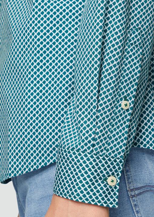 Immagine prodotto s.Oliver Hemd Slim Fit: Gemustertes Hemd aus Baumwollstretch (S)