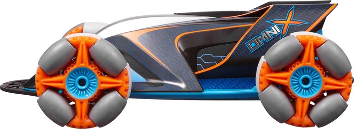 Immagine prodotto Nikko 10051 Omni X, telecomando RC Car, auto da corsa fino a 14 km/h, ruote multidirezionali per...