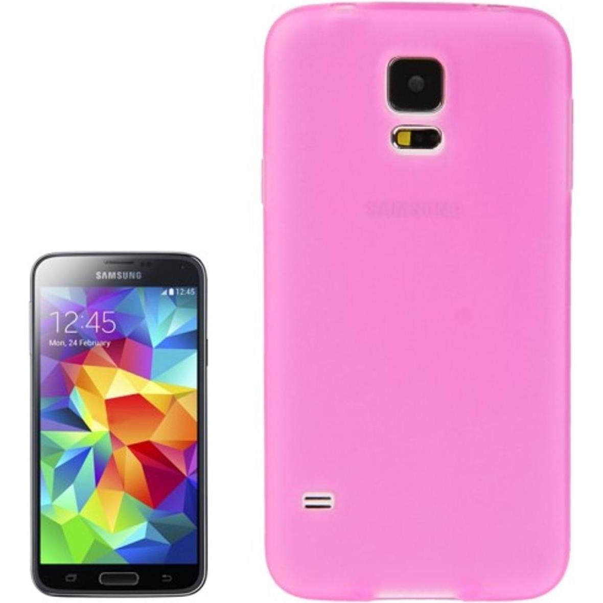 König Design Handyhülle TPU Schutzhülle für Samsung Galaxy S5 / S5 Neo transparent pink (Samsung Galaxy S5, Samsung Gala...