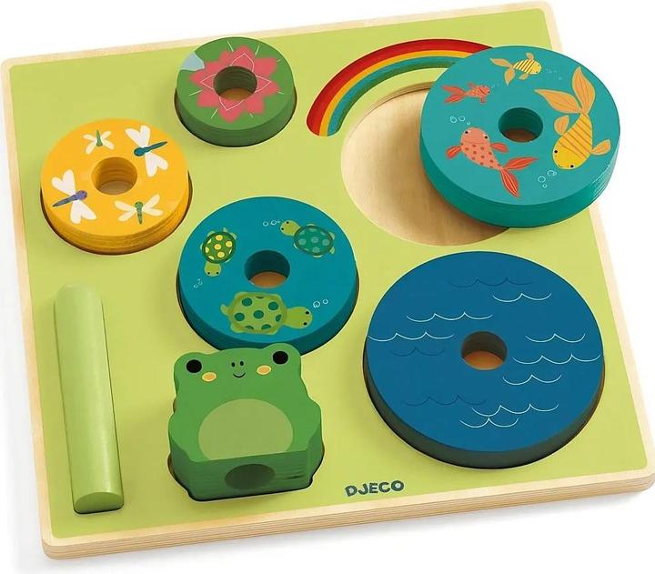 Djeco Puzz & Stack Rainbow