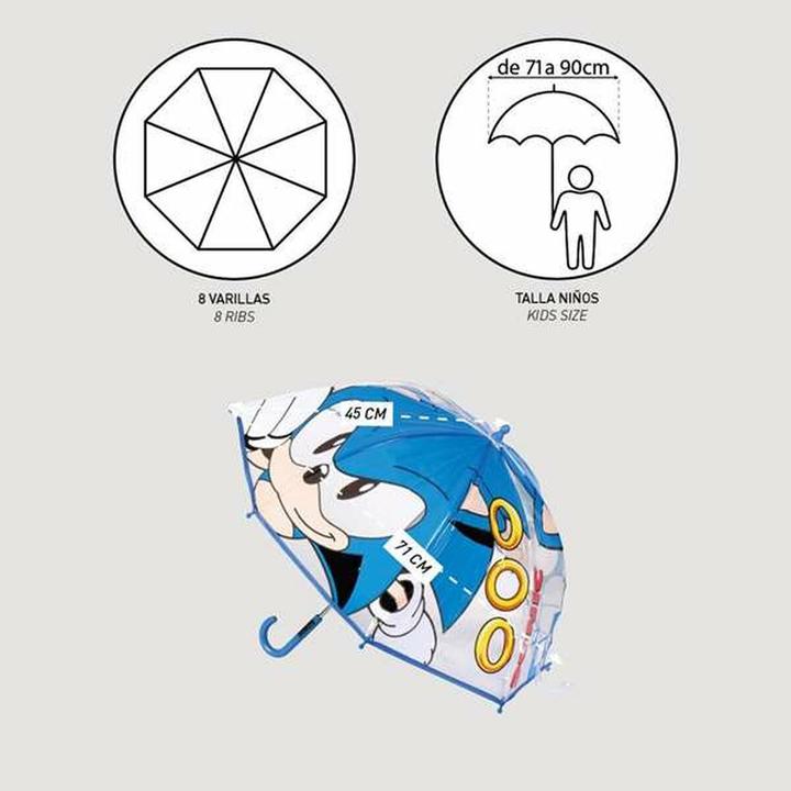 Actual product image Disney Umbrella Poe Manual Bubble Sonic