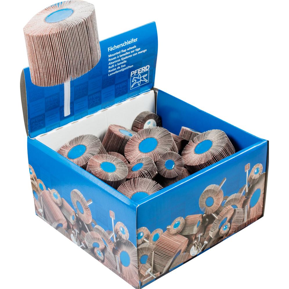 Pferd, Schleifmittel, Fächerrad-Set FSO 5400 (60 bis 150)