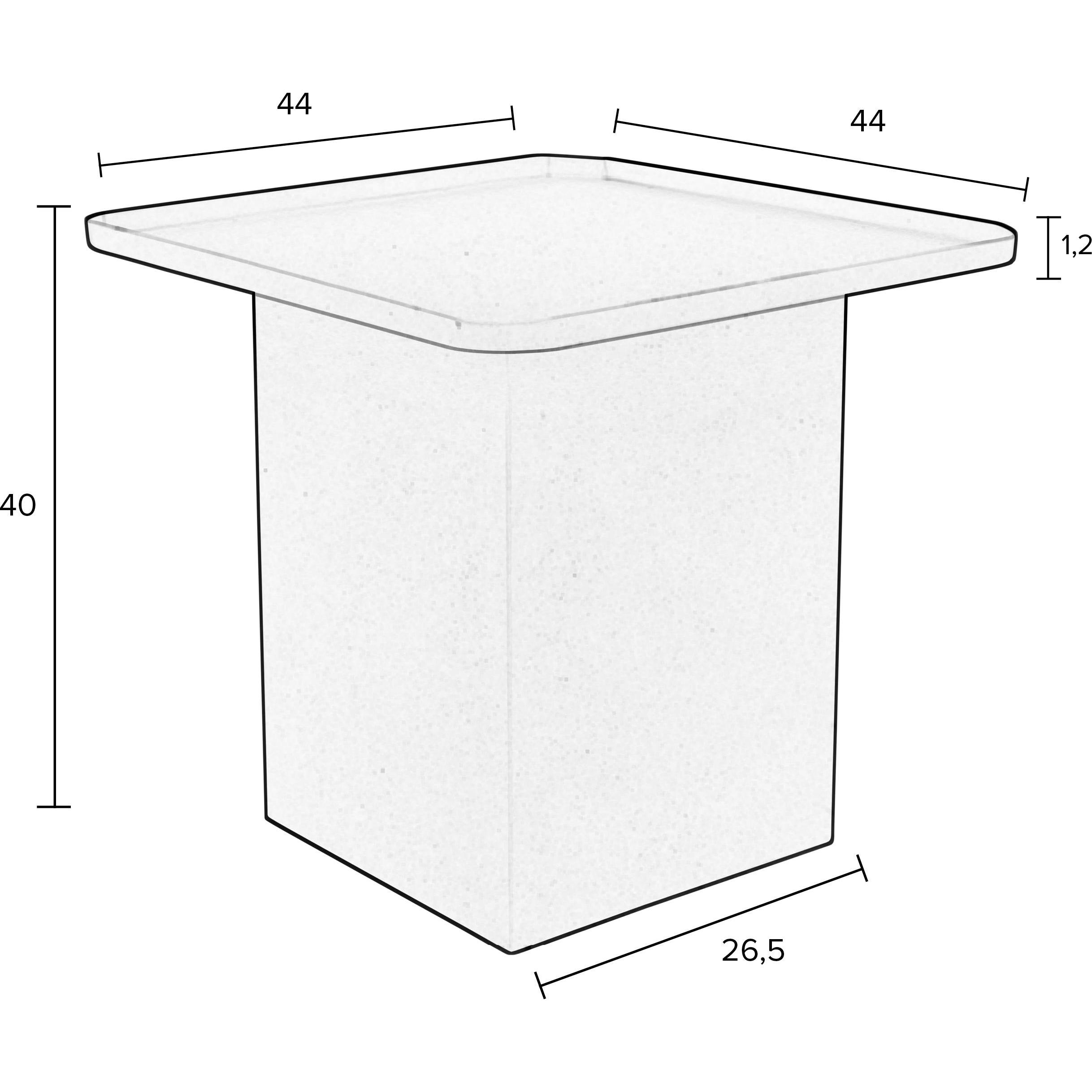 Thumbnail - White Label Living, Couchtisch + Beistelltisch, Table (44 x 44 x 40 cm)