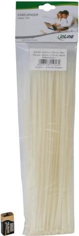 Actual product image InLine Cable Ties Natural (Pack of 100) (Plastic cable ties, 370 mm, 100 pcs.)
