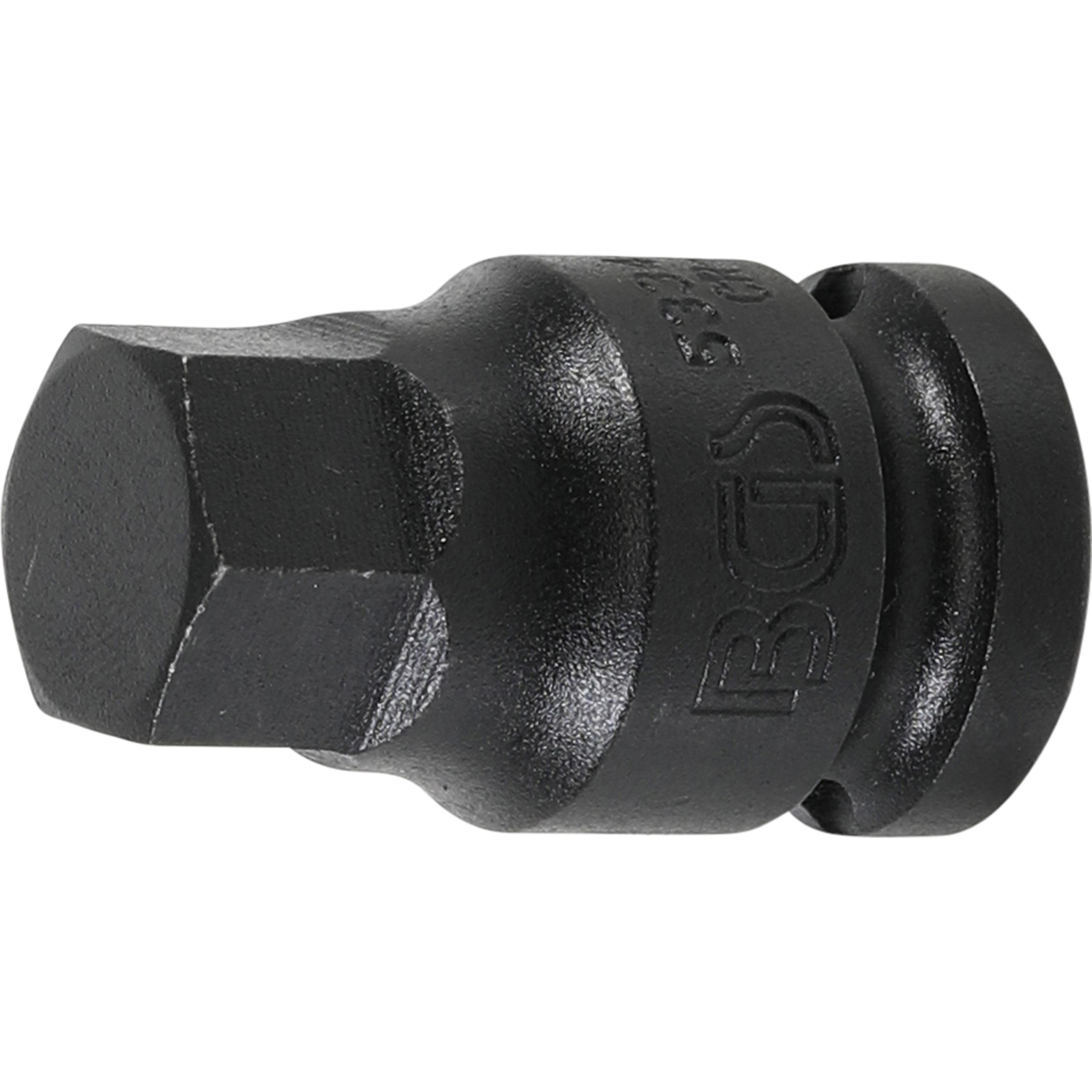 BGS, Bits, Kraft-Bit-Einsatz Länge 42 mm Antrieb Innenvierkant 12,5 mm (1/2") Innensechskant 17 mm (12,5 mm)