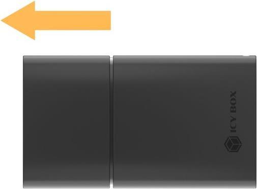 Actual product image Icy Box IB-CR204-CU3 (USB-C 3.2 Gen 1)