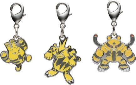 Actual product image Pokémon Pokemon Center 2022 - Elekid Keychain - 3 pieces