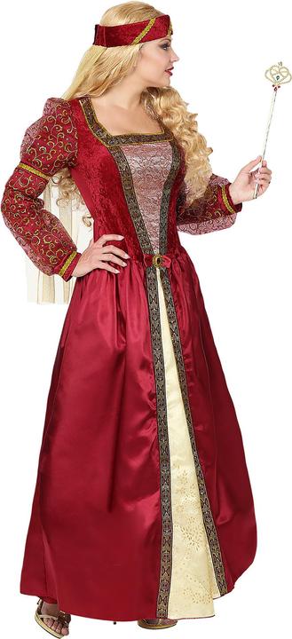 Image du produit Widmann PRINCESSE MÉDIÉVALE (robe avec jupon & crinoline, coiffe avec voile), XL (XL)