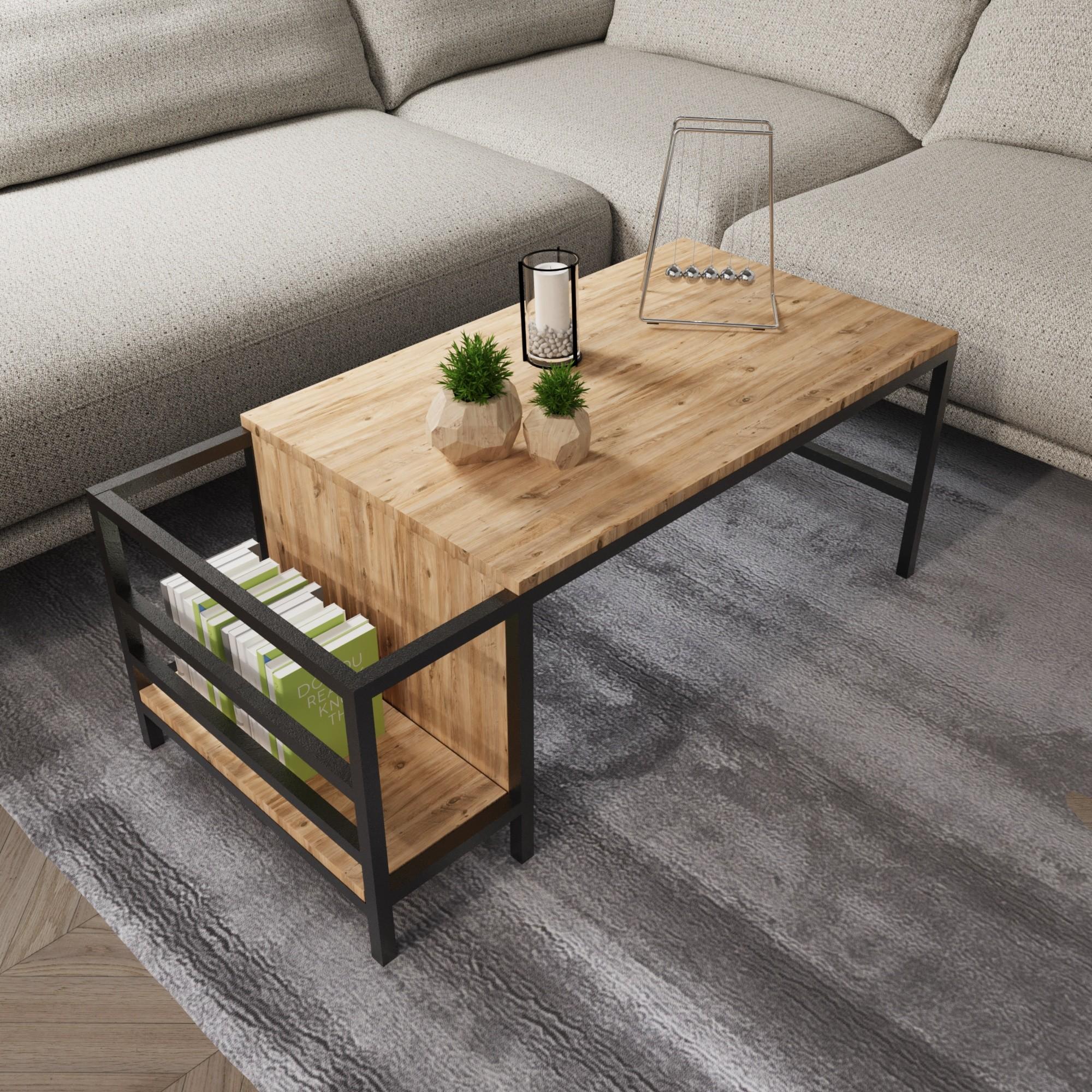 Thumbnail - Kalune Design, Couchtisch + Beistelltisch, Modern (110 x 50 x 60 cm)
