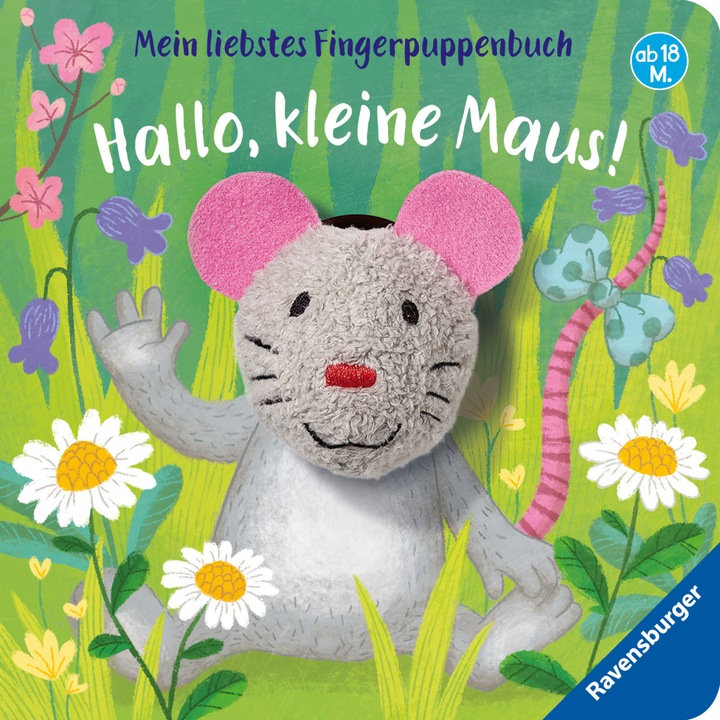Immagine prodotto Ravensburger Il mio libro di marionette da dito preferito: Ciao, topolino (Tedesco)