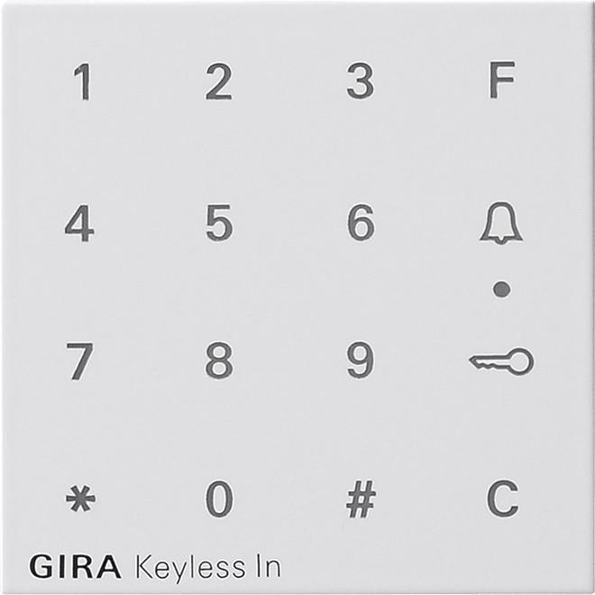 Image du produit Gira Rehausse clavier à code Système 55 blanc pur 851303