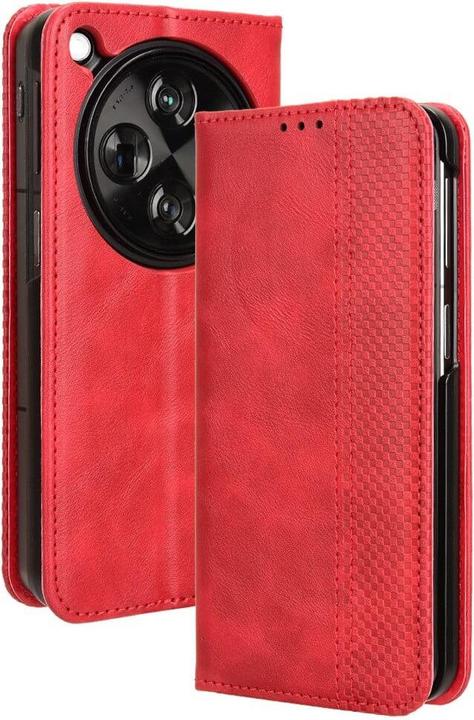 Actual product image Cover-Discount OnePlus Open - Stand Flip Case Cover red (OnePlus Open)