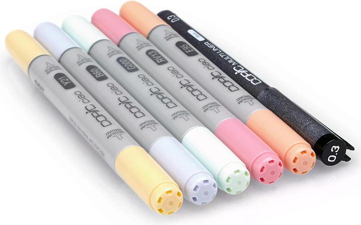 Produktbild Copic Pastellfarben (Mehrfarbig, 3 mm, 5 x)