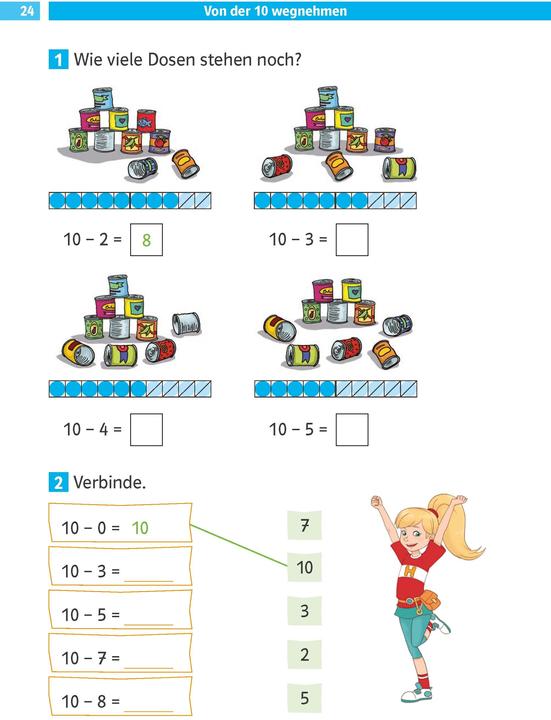 Actual product image Die Mathe-Helden Rechnen bis 20 1. Klasse (German, Manon Sander, 2016)