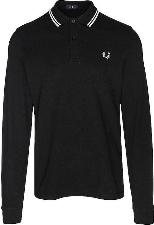 Immagine prodotto Fred Perry Polo Twin Tipped a manica lunga nera (XL)