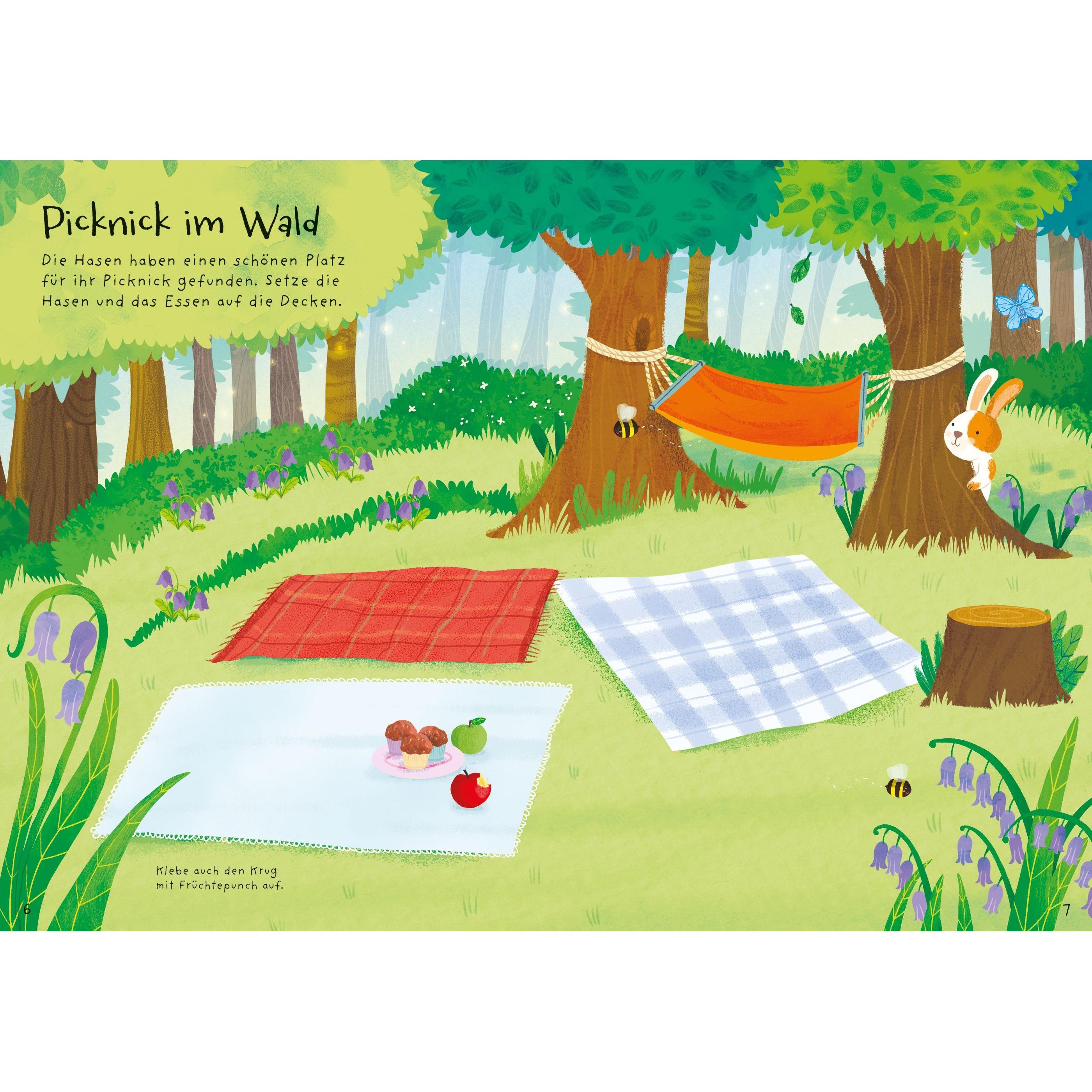 Thumbnail - Mein Immer-wieder-Stickerbuch: Osterhasen, Kinderbücher von Kristie Pickersgill, Morena Forza
