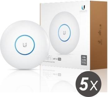 Image du produit Ubiquiti UniFi AP AC-PRO - Set de 5 (1300 Mbit/s)
