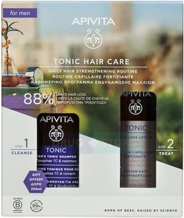 Apivita Promo Tonic Lotion Against Hair Loss 150ml & Free Men's Tonic Shampoo 250ml
