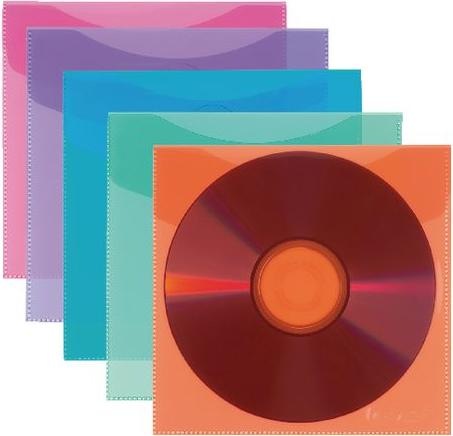 Productafbeelding Hama 1x50 CD-ROM/DVD-ROM beschermhoesjes gekleurd